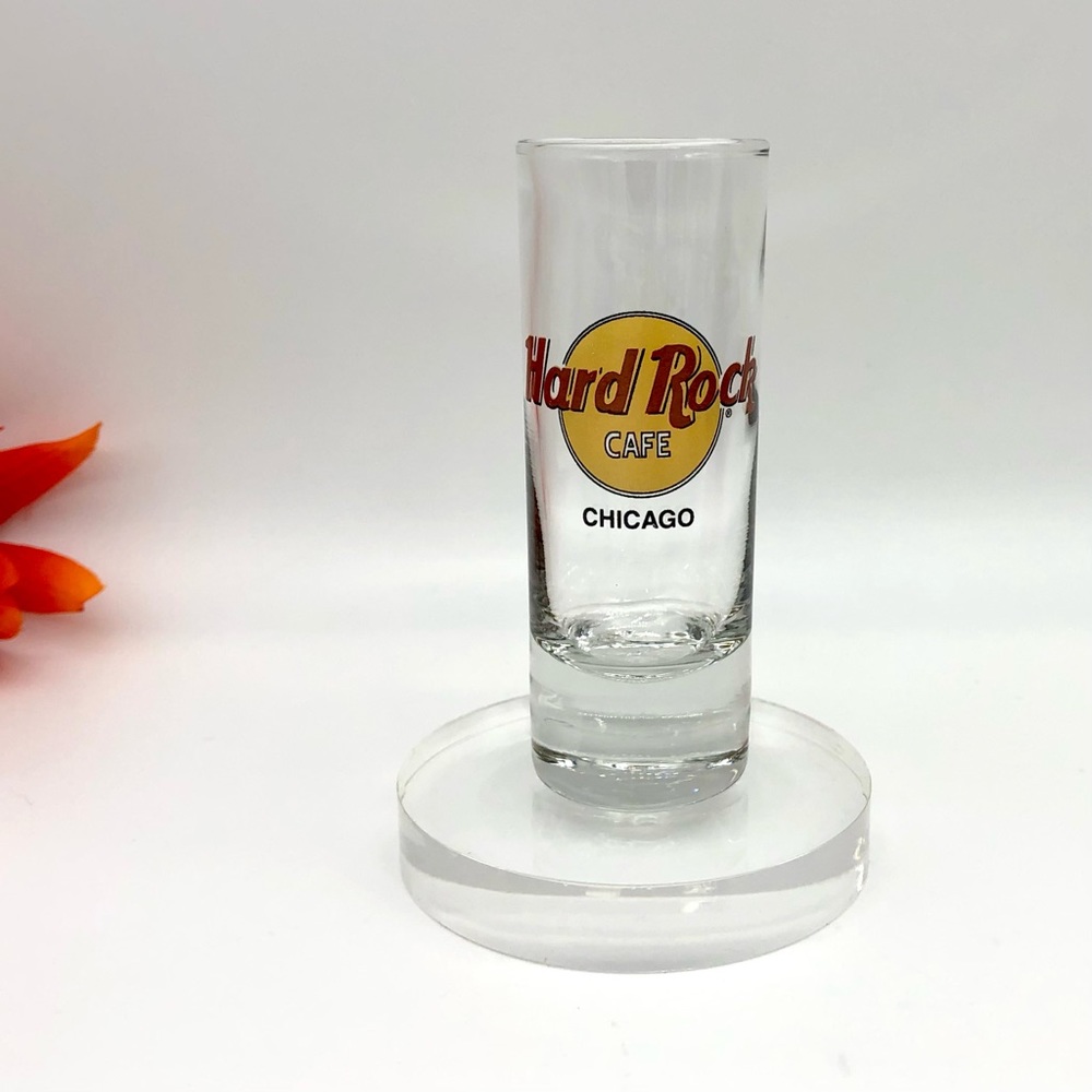 Vintage Hard Rock Cafe Chicago Souvenir Shot Glass